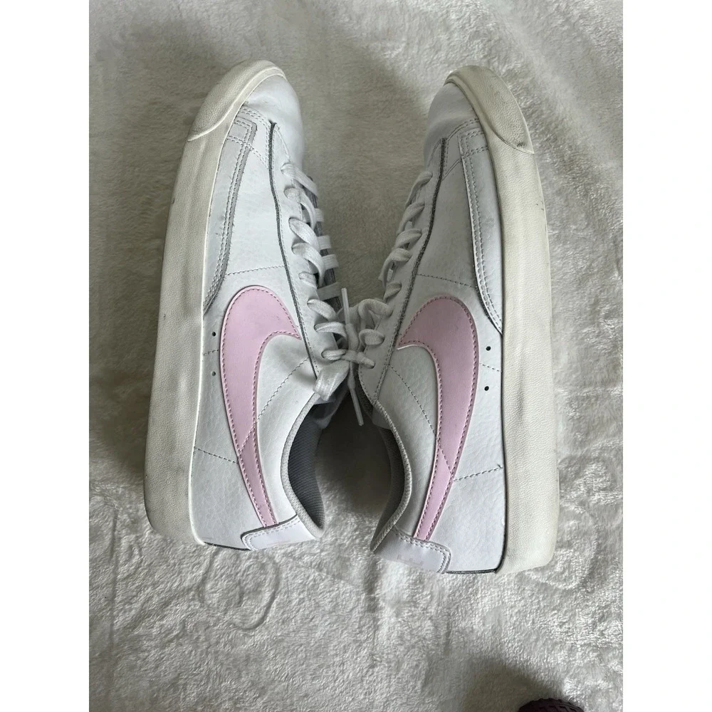 Nike Blazer‎ Low Leather Athletic Shoe Lace Up Men's 8 C16377-106 